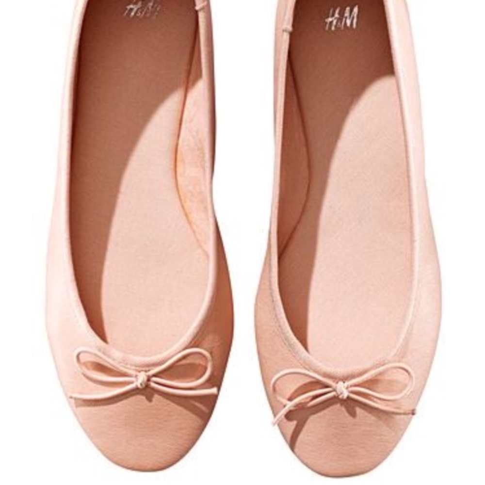 H&M pink ballet flats size 6